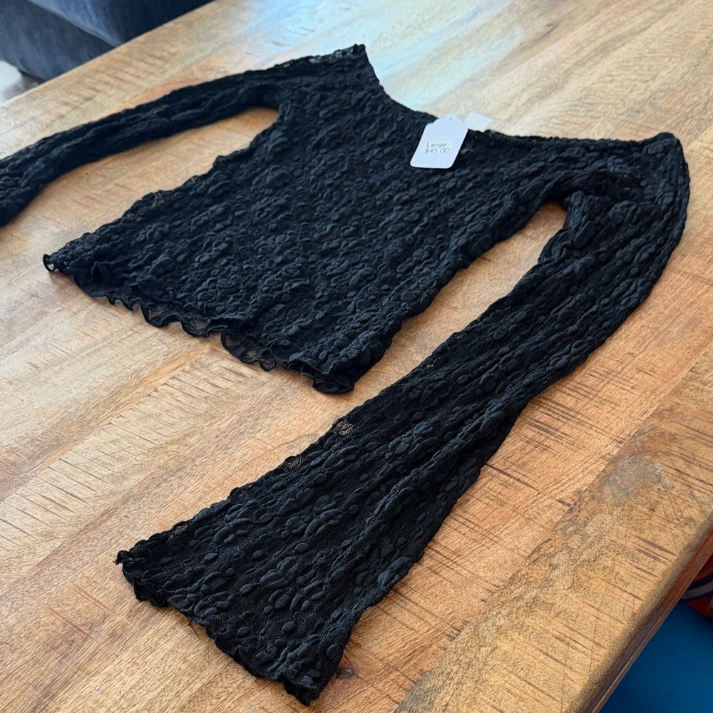 Textured Off-Shoulder Blouse